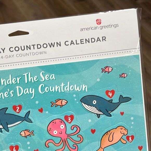 Valentine’s Advent Countdown Calendar Under The Sea Each Day Reveals Fun Message - Picture 7 of 11